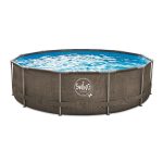 Elite – Pinto Dizaino Baseinas – 4,88 X 1,22 M, Tamsus Pintas (Dvigubas Rotangas) - Image 2