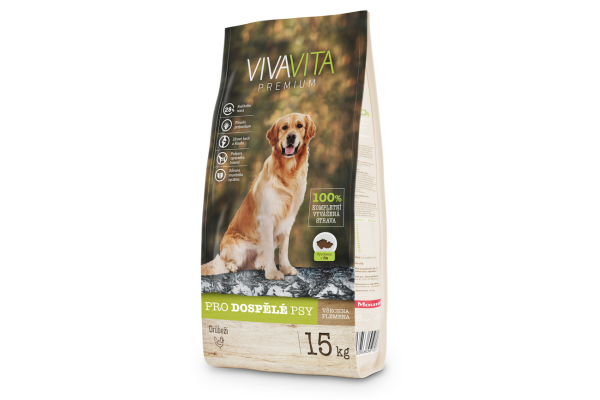 2337_2krm1031 Vivavita Granulės Suaugusiems Šunims, 15Kg - Image 1