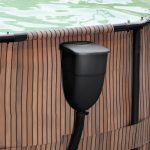 SWING antžeminis metalinis baseinas tikmedžio dizainas