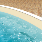 Ibiza Sand OVALIŲ baseinų plėvelės (Storis 0,8 mm)